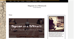 Desktop Screenshot of magicianonamotorcycle.com